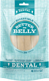 Better Belly Dental Rolls, Highly Digestible Rawhide, Reduces Tartar Buildup