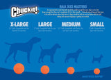 Chuckit! Medium Fetch Ball 2.5", 2 Pack