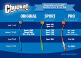 Chuckit! Medium Fetch Ball 2.5", 2 Pack