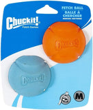 Chuckit! Medium Fetch Ball 2.5", 2 Pack