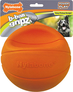 Nylabone Power Play Dog Basketball B-Ball Gripz Basketball Large (1 Count)