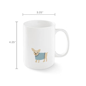 Mug - FRINGE STUDIO Happy Frenchie Mug, 12 Liquid Ounces (384089)