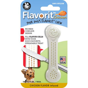 Pet Qwerks Flavorit Chicken Flavor Nylon Bone Tough Dog Chew Toy