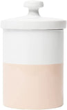 Waggo Dipped Color Ceramic Dog Treat Jar
