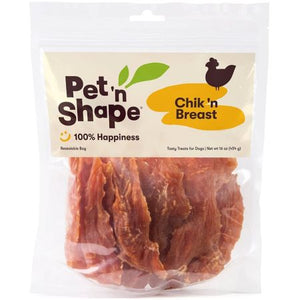 PET 'N SHAPE CHIK 'N BREAST DOG TREATS 4 oz